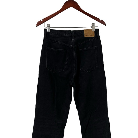 ARITZIA Denim Forum The Bonet High Rise Loose Black Ripped Destroyed Jeans - Picture 2 of 9